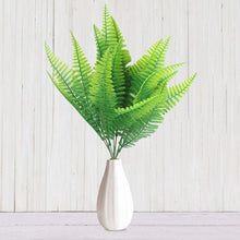 Load image into Gallery viewer, New Artificial Shrubs Boston Fern Grass Fake Green Bushes Indoor Outdoor UV Resistant Indoor Outside For Home Garden Porch Window Décor
