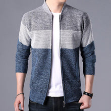 将图片加载到图库查看器，New Autumn Winter Jacket Men Warm Casual Slim Fit Fleece Jacket Elegant Jackets For Men Warm Soft Sweater Solid Jackets Casual Business Men Clothing Lightweight Hooded Jackets

