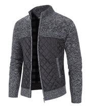将图片加载到图库查看器，New Autumn Winter Jacket Men Warm Casual Slim Fit Fleece Jacket Elegant Jackets For Men Warm Soft Sweater Solid Jackets Casual Business Men Clothing Lightweight Hooded Jackets

