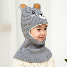 将图片加载到图库查看器，New Baby Girl Winter Hat Warm Bear Skellies Beanies Knitted Cap Kids Balaclava Mask Hats Gorgas Toddler Winter Hat, Baby Winter Hat, Fleece Lined Girls Boys Winter Hat  Kids Winter Hat Scarf Earflap Hood Skull Caps
