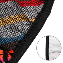 将图片加载到图库查看器，New Baja Blanket Car Steering Wheel Cover Linen Universal Elastic Flax Stripe Cool Interior Car Steering Wheel Cover Ethnic Style Car Accessories Steering Wheel Covers with Cloth for Women Breathable Anti Skid Better Grips Steering Wheel Cover Women
