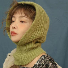 将图片加载到图库查看器，New Balaclava Party Mask Hat Caps For Skiing Bicycle Cycling Outdoor Unisex Keep Warm Sports Beanies Knitted Headgear Face Hooded Cowl Neckerchief with Drawstring Soft Balaclava Pullover Knitted Beanie for Adults Men Women Ski Caps
