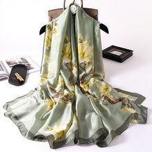 Load image into Gallery viewer, New Brand Designer Luxury  Winter Long Silk Scarf Shawls Wraps Print Cotton Scarf Stylish Head Wraps Scarves Hijabs Neck Scarves Lady Hijab For Female

