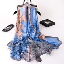 Load image into Gallery viewer, New Brand Designer Luxury  Winter Long Silk Scarf Shawls Wraps Print Cotton Scarf Stylish Head Wraps Scarves Hijabs Neck Scarves Lady Hijab For Female
