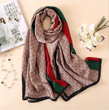 Load image into Gallery viewer, New Brand Designer Luxury  Winter Long Silk Scarf Shawls Wraps Print Cotton Scarf Stylish Head Wraps Scarves Hijabs Neck Scarves Lady Hijab For Female

