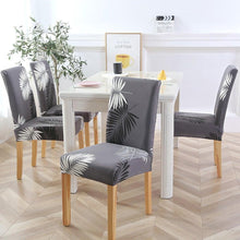 Load image into Gallery viewer, New Chair Covers Spandex Stretch Chair Covers Dining Slipcover Decorative Chair Cover floral For Kitchen Wedding Banquet Hotel Stretch Armless Chair Slipcover for Dining Room Seat Cushion, Spandex Kitchen Parson Chair Protector Cover, Removable &amp; Washable
