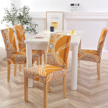 Load image into Gallery viewer, New Chair Covers Spandex Stretch Chair Covers Dining Slipcover Decorative Chair Cover floral For Kitchen Wedding Banquet Hotel Stretch Armless Chair Slipcover for Dining Room Seat Cushion, Spandex Kitchen Parson Chair Protector Cover, Removable &amp; Washable
