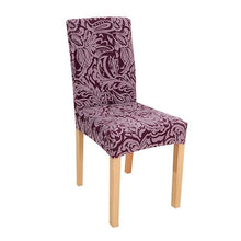Load image into Gallery viewer, New Chair Covers Spandex Stretch Chair Covers Dining Slipcover Decorative Chair Cover floral For Kitchen Wedding Banquet Hotel Stretch Armless Chair Slipcover for Dining Room Seat Cushion, Spandex Kitchen Parson Chair Protector Cover, Removable &amp; Washable
