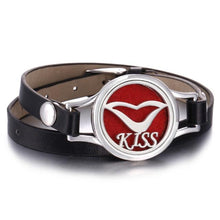 将图片加载到图库查看器，New Charming Bracelet Aromatherapy Essential Oil Diffuser Locket Bracelets Adjustable Genuine Leather Wrap Essential Oil Diffuser Bracelet Valentine's Day Present Aromatherapy For Women
