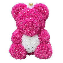 Load image into Gallery viewer, New Charming Diamond Rose Bears 40cm Artificial Flower Teddy Bears For Valentins's Day Mother's Day Birthday Gifts
