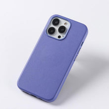 Load image into Gallery viewer, New Colorful Leather For iPhone 14 13 Pro Max Mini Magnet Case Cover Wireless Charging Drop Protect Covers Shockproof Slim Back Cover Leather Case For iPhone Slim and Aesthetic iPhone 14 case
