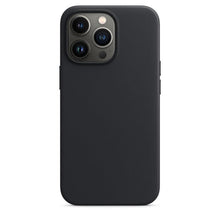 Load image into Gallery viewer, New Colorful Leather For iPhone 14 13 Pro Max Mini Magnet Case Cover Wireless Charging Drop Protect Covers Shockproof Slim Back Cover Leather Case For iPhone Slim and Aesthetic iPhone 14 case
