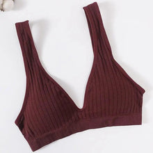 Load image into Gallery viewer, New Comfortable Seamless Sports Bras For Women And Girls Top Female Brassiere Deep V Sexy Women's Underwear Backless
