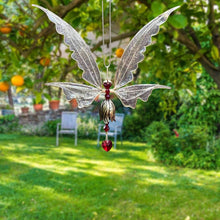 Load image into Gallery viewer, New Crystal Guardian Angel Wing  Sun-catcher Car Charm For Rear View Mirror Clear Window Rainbow Maker Collection With Crystal Wind Chimes For Home Garden Hanging Decoration Photography Prop
