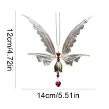 Load image into Gallery viewer, New Crystal Guardian Angel Wing  Sun-catcher Car Charm For Rear View Mirror Clear Window Rainbow Maker Collection With Crystal Wind Chimes For Home Garden Hanging Decoration Photography Prop
