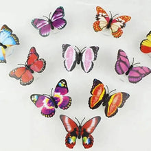 Load image into Gallery viewer, New Dazzling Colorful Luminous Butterfly LED Night Light Wedding Decorative Lamp Stickers Children Small Gifts TOYS game Battery Operated
