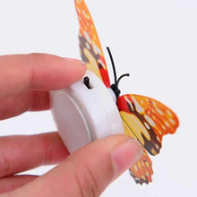 Load image into Gallery viewer, New Dazzling Colorful Luminous Butterfly LED Night Light Wedding Decorative Lamp Stickers Children Small Gifts TOYS game Battery Operated
