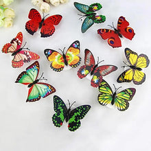 Load image into Gallery viewer, New Dazzling Colorful Luminous Butterfly LED Night Light Wedding Decorative Lamp Stickers Children Small Gifts TOYS game Battery Operated
