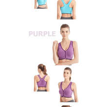 Load image into Gallery viewer, New Dazzling Sports Bra Crop Top Fitness Women Sportswear Feminine Workout Top Bras For Gym Female Underwear Running Push up Yoga Top
