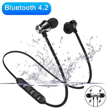 Load image into Gallery viewer, Magnetic Wireless Bluetooth Earphone Music Neckband Sports Earphones For Running &amp; Workout
