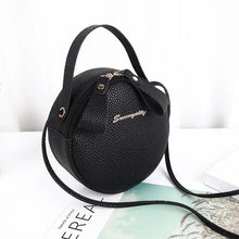 将图片加载到图库查看器，Small Circular Bag For Women And Girls Fashionable Single Shoulder Slung Mobile Phone Ladies Purse Women's Crossbody Messenger Gift Bags
