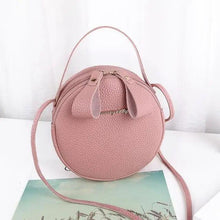 将图片加载到图库查看器，Small Circular Bag For Women And Girls Fashionable Single Shoulder Slung Mobile Phone Ladies Purse Women's Crossbody Messenger Gift Bags

