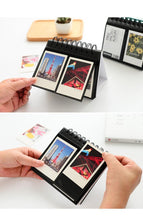 Load image into Gallery viewer, New Desktop Mini  Standing Polaroid Photo Album Scrapbooking Photocards album for cards stamps Photo Frame Instar Tabletop Flip Calendar Photo Album Gifts For Everyone
