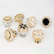 Load image into Gallery viewer, New Door Handles Furniture Handles Coffee Table Handle Cabinets And Drawer Knob Kitchen Furniture Accessories  Cabinet Knobs Flower Drawer Knobs Pull Handles
