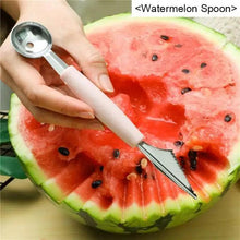 Load image into Gallery viewer, New Eco-Friendly 1pcs Stainless Steel Watermelon Slicer Cutter Knife For Fruit Tools Kitchen Accessories Gadgets Watermelon Spoons
