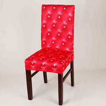 将图片加载到图库查看器，New Elastic Spandex Fibre  Chair Cover For Wedding Banquet Hotel Antifouling Fiber Standard Office European Stretch Spandex Removable Washable Dining Chair Protector Slipcovers for Hotel Dining Room Ceremony Banquet Wedding Party
