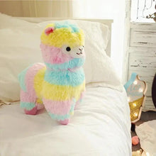 将图片加载到图库查看器，New Elegance 25cm Colorful Alpaca Plush Doll Baby Cute Animal Doll Soft Cotton stuffed doll Home Soft Toys Sleeping Mate Stuffed Plush Toys
