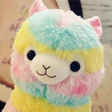 将图片加载到图库查看器，New Elegance 25cm Colorful Alpaca Plush Doll Baby Cute Animal Doll Soft Cotton stuffed doll Home Soft Toys Sleeping Mate Stuffed Plush Toys
