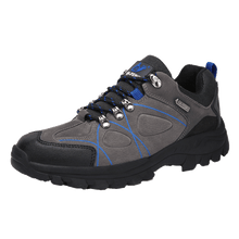 将图片加载到图库查看器，New Fashion Hiking Shoes Men Spring Mountain Climbing Shoes Outdoor Sport Shoes Leather Waterproof Lightweight Outdoor Mountain Sport Shoe

