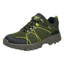 将图片加载到图库查看器，New Fashion Hiking Shoes Men Spring Mountain Climbing Shoes Outdoor Sport Shoes Leather Waterproof Lightweight Outdoor Mountain Sport Shoe
