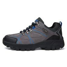 将图片加载到图库查看器，New Fashion Hiking Shoes Men Spring Mountain Climbing Shoes Outdoor Sport Shoes Leather Waterproof Lightweight Outdoor Mountain Sport Shoe
