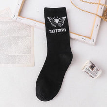 Load image into Gallery viewer, New Fashion Kawaii Cute Smilies Patterned Socks Pure Cotton Cartoon Pattern Hip Hop Style Breathable Mid Tube Socks Skateboard Socks Soft Long Sock for Men And Women
