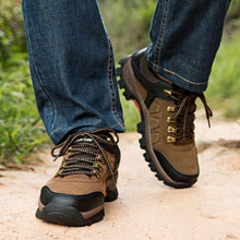 Load image into Gallery viewer, New Fashion Outdoors Men's Sneakers Waterproof Shoes Mens Casual Shoe Waterproof Hiking Boots Outdoor Lightweight Shoes Outdoor Walking Lace Up Anti-Slip Casual Shoes
