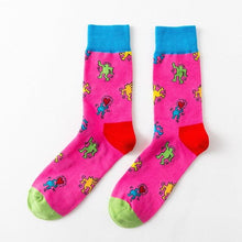 Load image into Gallery viewer, New Fashion Pure Soft Cotton Cartoon Animals Casual Socks Loving Heart Flamingo Women Cute Funny Short Ankle Socks For Men And Women

