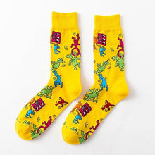 Load image into Gallery viewer, New Fashion Pure Soft Cotton Cartoon Animals Casual Socks Loving Heart Flamingo Women Cute Funny Short Ankle Socks For Men And Women
