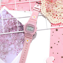 将图片加载到图库查看器，New Fashion Silicone Strap Men Women Watches Casual Digital Sport Watch Children Wristwatch Digital Watch with Stopwatch Military Multifunctional Classic Outdoor LED Backlight Sports Watches
