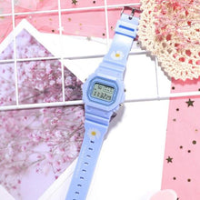 将图片加载到图库查看器，New Fashion Silicone Strap Men Women Watches Casual Digital Sport Watch Children Wristwatch Digital Watch with Stopwatch Military Multifunctional Classic Outdoor LED Backlight Sports Watches

