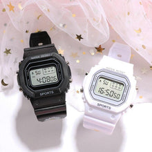 将图片加载到图库查看器，New Fashion Silicone Strap Men Women Watches Casual Digital Sport Watch Children Wristwatch Digital Watch with Stopwatch Military Multifunctional Classic Outdoor LED Backlight Sports Watches

