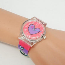 将图片加载到图库查看器，New Fashion Simple Boys Girls Sports Analog Watch Silicone Students Children Quartz Waterproof Learning Time Wrist Watch Easy To Read Time Wristwatches For Kids
