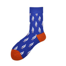Load image into Gallery viewer, New Fashion Socks Shark Dinosaur Tiger Bear Dog Pattern Long Tube Happy Novelty Skateboarding Cycling Leisure Fun Unisex Crew Socks For Men And Women
