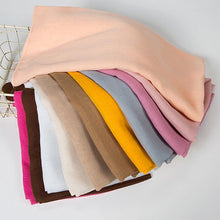 Load image into Gallery viewer, New Fashion Soft Cotton Elegant Viscose Scarf Ladies Scarf Shawls Lightweight Elegant Wraps  Muslim Hijab scarf scarves For Women
