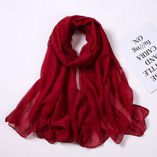Load image into Gallery viewer, New Fashion Soft Cotton Elegant Viscose Scarf Ladies Scarf Shawls Lightweight Elegant Wraps  Muslim Hijab scarf scarves For Women

