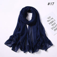 Load image into Gallery viewer, New Fashion Soft Cotton Elegant Viscose Scarf Ladies Scarf Shawls Lightweight Elegant Wraps  Muslim Hijab scarf scarves For Women

