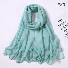 Load image into Gallery viewer, New Fashion Soft Cotton Elegant Viscose Scarf Ladies Scarf Shawls Lightweight Elegant Wraps  Muslim Hijab scarf scarves For Women
