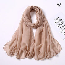 Load image into Gallery viewer, New Fashion Soft Cotton Elegant Viscose Scarf Ladies Scarf Shawls Lightweight Elegant Wraps  Muslim Hijab scarf scarves For Women

