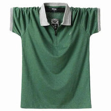 Load image into Gallery viewer, New Fashion Vintage Polo Men Soft Cotton Breathable Men Polo Shirt Men Polo Double Side Slim Fit  Short Sleeve Polo T-Shirt Casual Slim Fit Men Pure Breathable Tee Tops Comfortable Shirt
